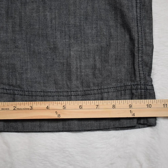New York & Company Sz 8 Wide Leg Mid Rise Dark Wash Denim Pants 100% Cotton Y2K - Picture 15 of 15